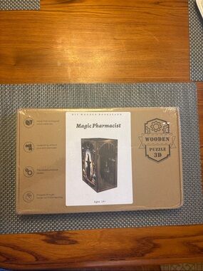 Magic Pharmacist DIY Wooden 3D Puzzle Bookstand